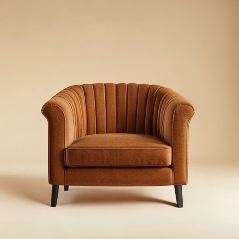 Terra Heavy-Duty Armchair — Earth Brown